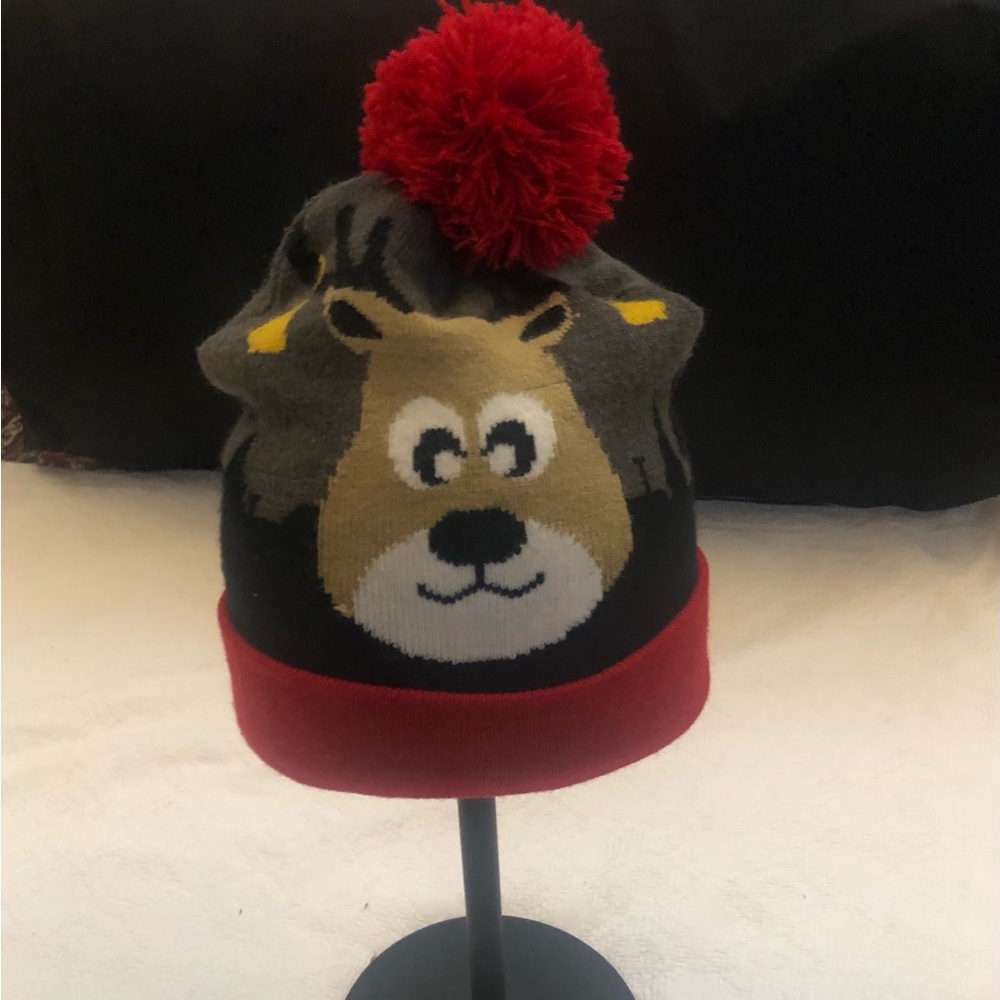 NWOT Festive Fun Pom Pom Festive Fun Beani